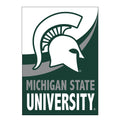 Michigan State University Burlap House Flag