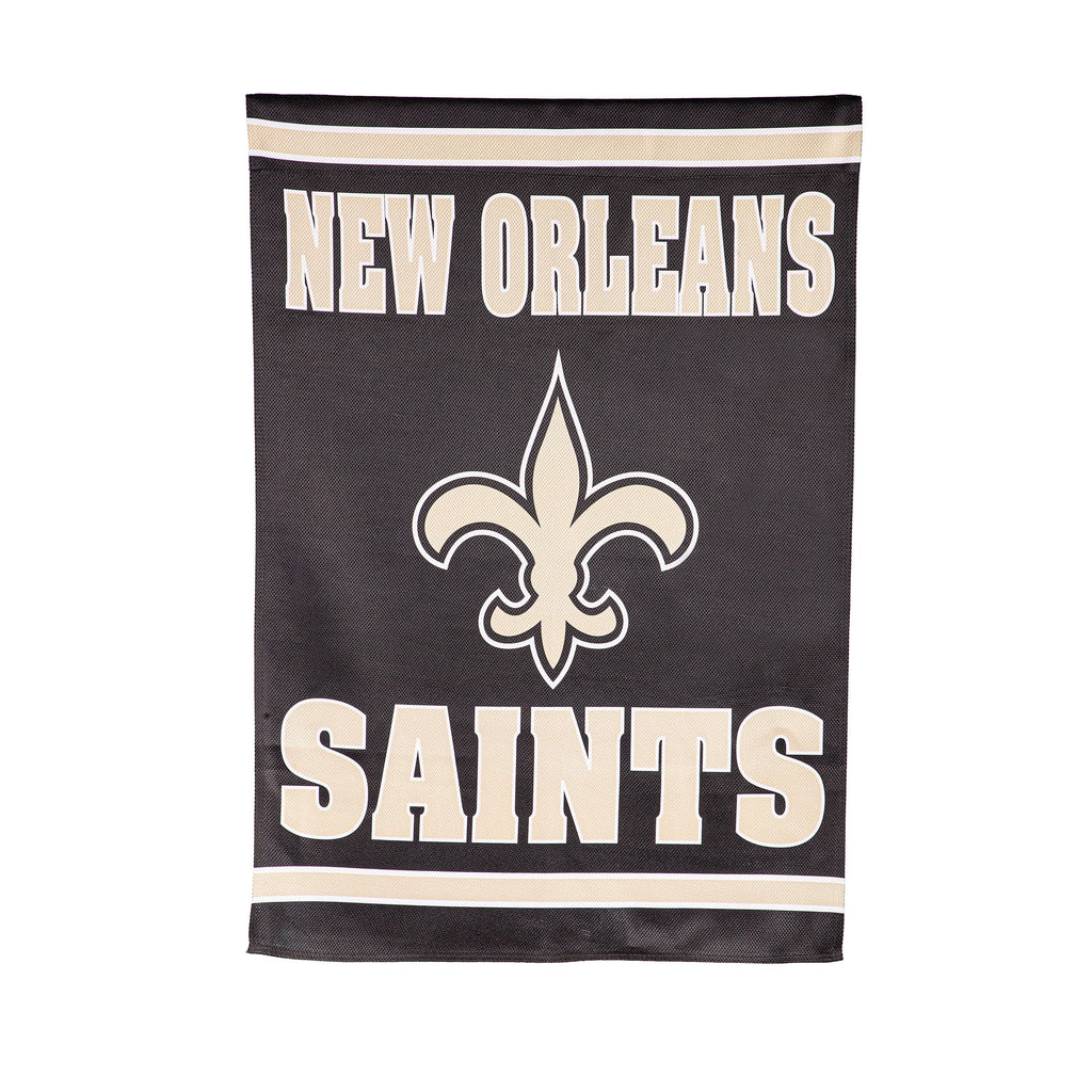 Embossed Suede Flag, House Size, New Orleans Saints