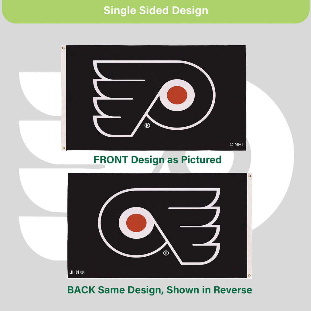 Philadelphia Flyers Single Sided Flag w/ 2 Grommets, 3'x5'