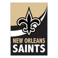 New Orleans Saints Burlap Flag GDN Size