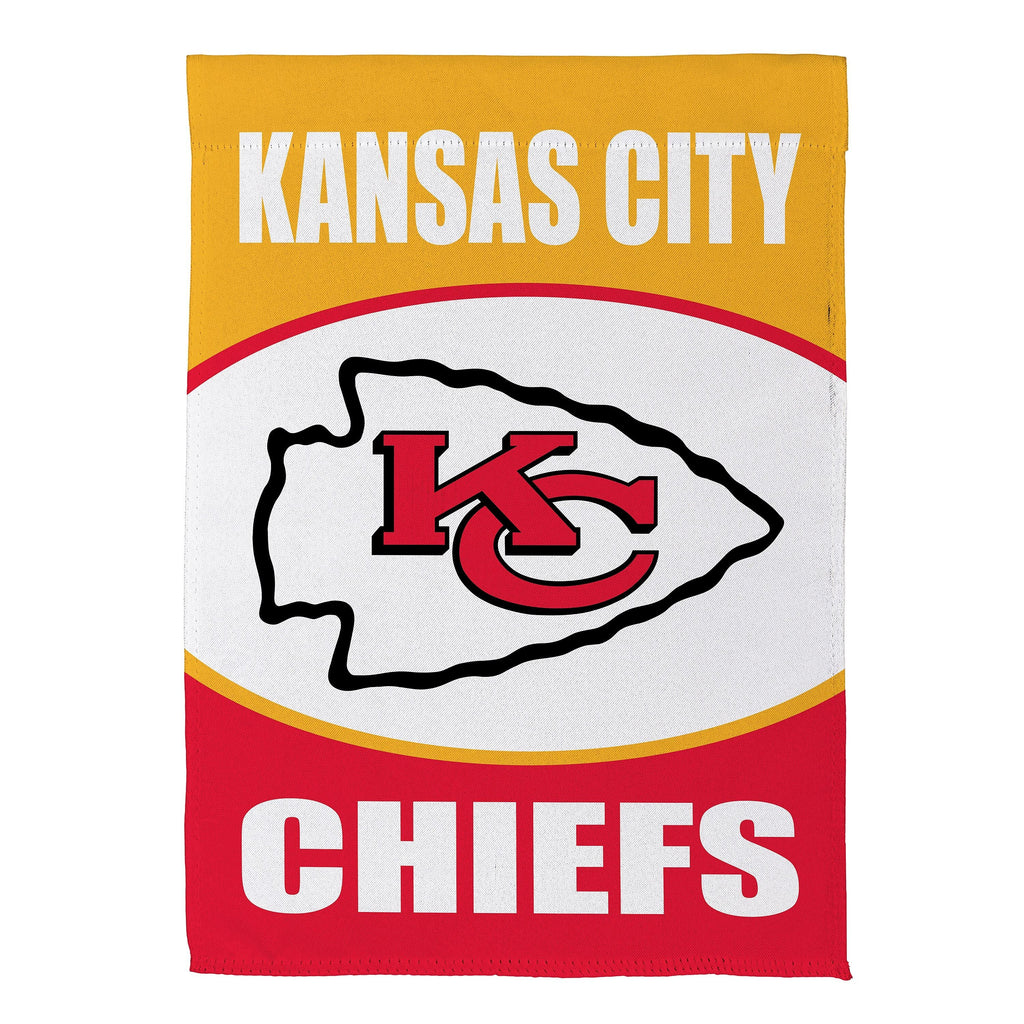 Kansas City Chiefs Suede Garden Flag