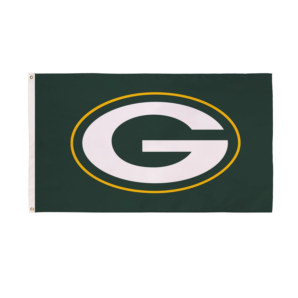 3'x5' Single Sided Flag w/ 2 Grommets, Green Bay Packers