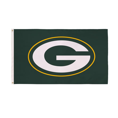 3'x5' Single Sided Flag w/ 2 Grommets, Green Bay Packers