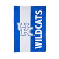 University of Kentucky Mixed-Material Embellished Appliqué Garden Flag