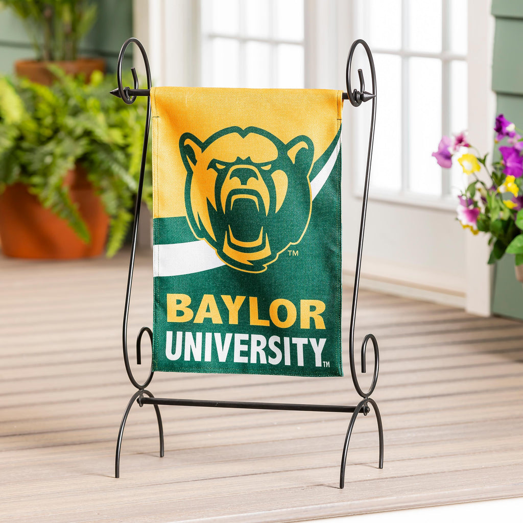 Baylor University Burlap Flag GDN Size