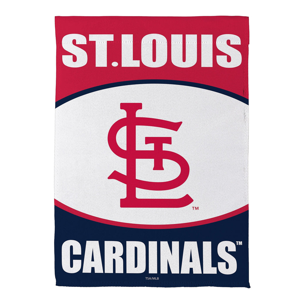 St Louis Cardinals Suede Garden Flag