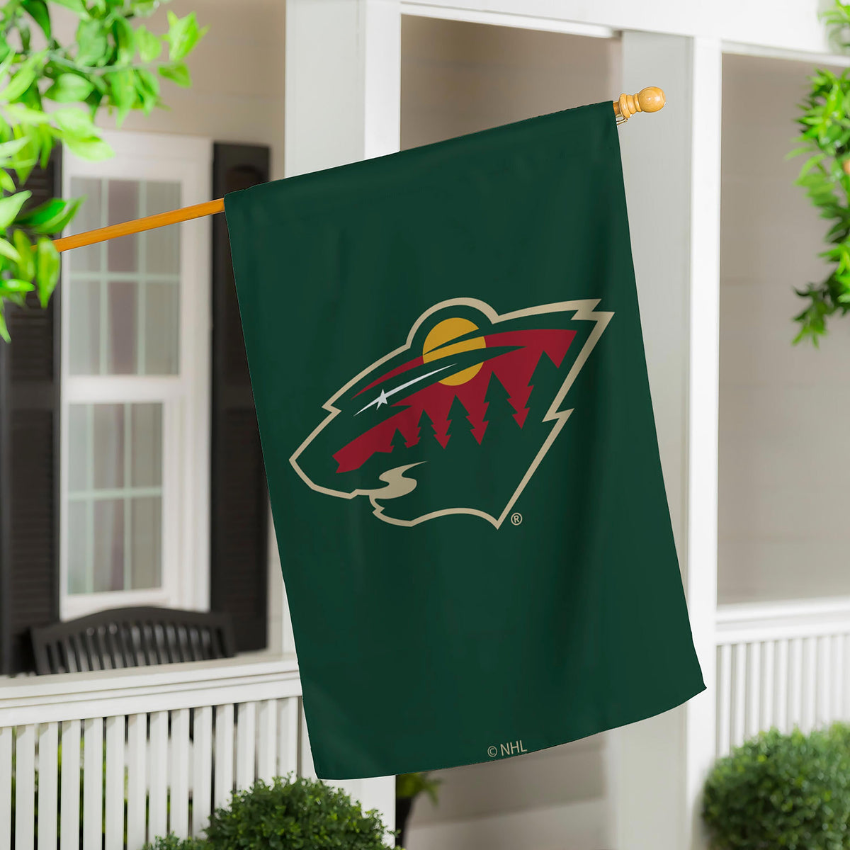 Applique Flag, Reg, Minnesota Wild