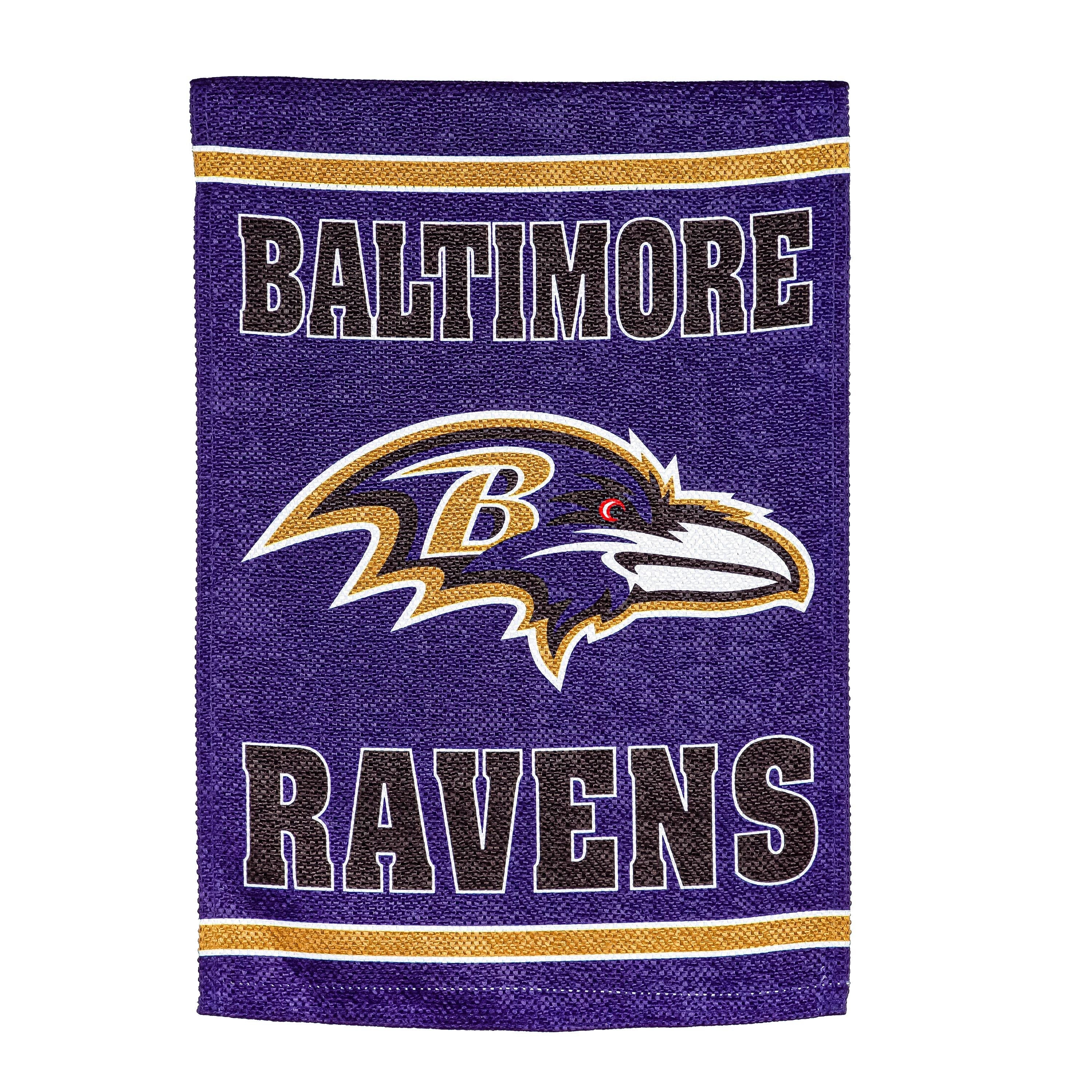 Embossed Suede Flag, GDN Size, Baltimore Ravens