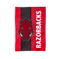 University of Arkansas Mixed-Material Embellished Appliqué Garden Flag