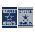 Embossed Suede Flag, House Size, Dallas Cowboys