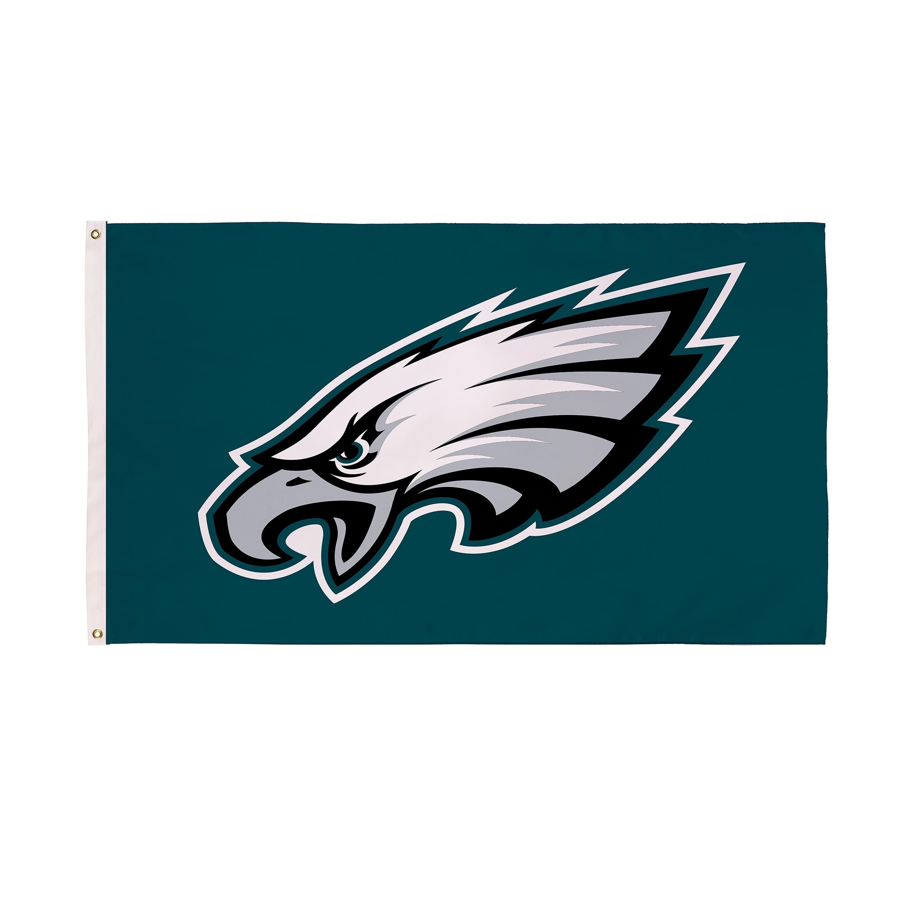 3'x5' Single Sided Flag w/ 2 Grommets, Philadelphia Eagles