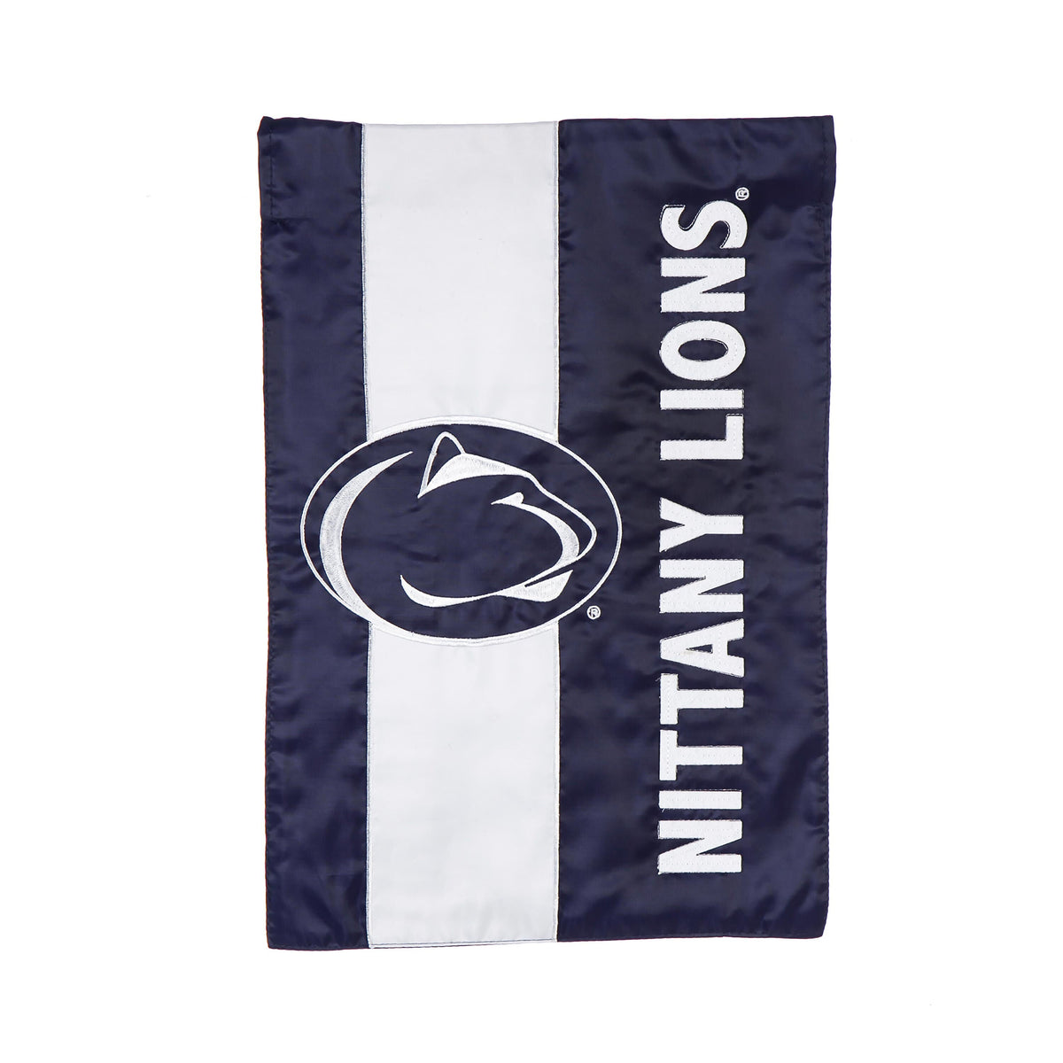 Pennsylvania State University Mixed-Material Embellished Appliqué Garden Flag