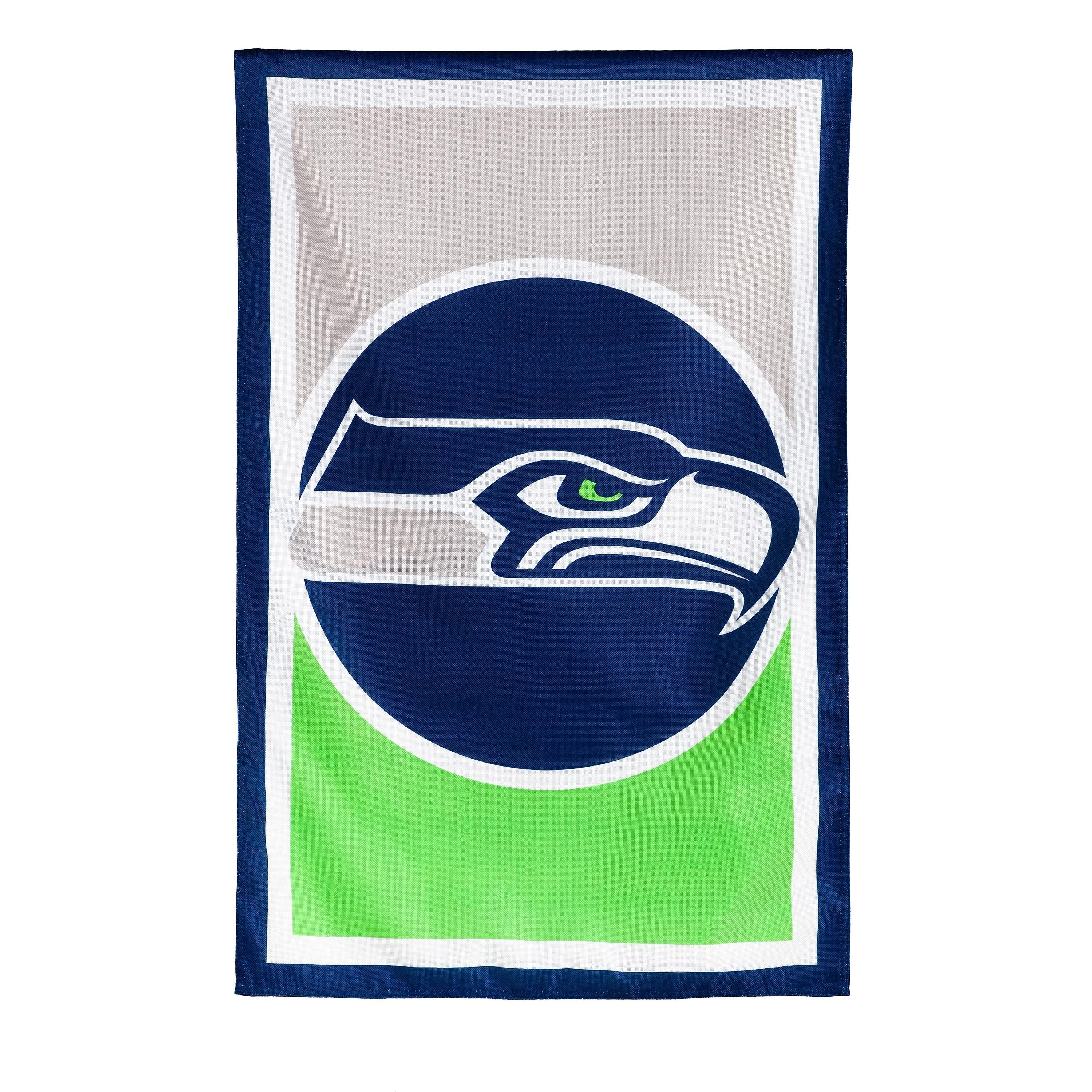 Flag, DS New Burlap, Reg, Seattle Seahawks