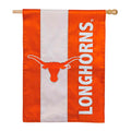 University of Texas Mixed-Material Embellished Appliqué House Flag