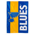 St Louis Blues Mixed-Material Embellished Appliqué Garden Flag
