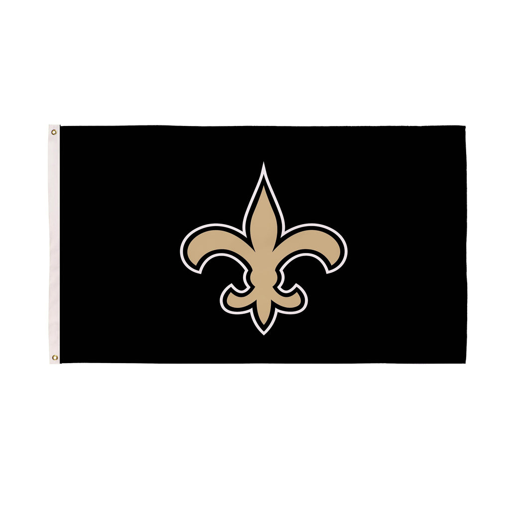 New Orleans Saints Single Sided Flag w/ 2 Grommets, 3'x5'