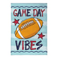 Game Day Vibes Burlap House Flag