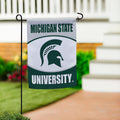 Michigan State University Suede Garden Flag
