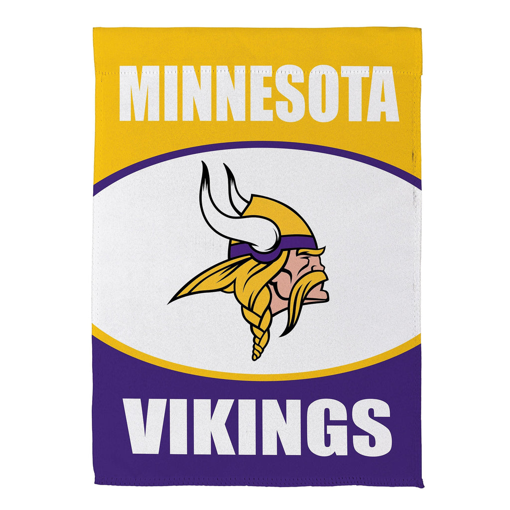 Minnesota Vikings Suede Garden Flag