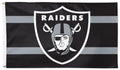 Las Vegas Raiders Flag 3x5 Home Stripe