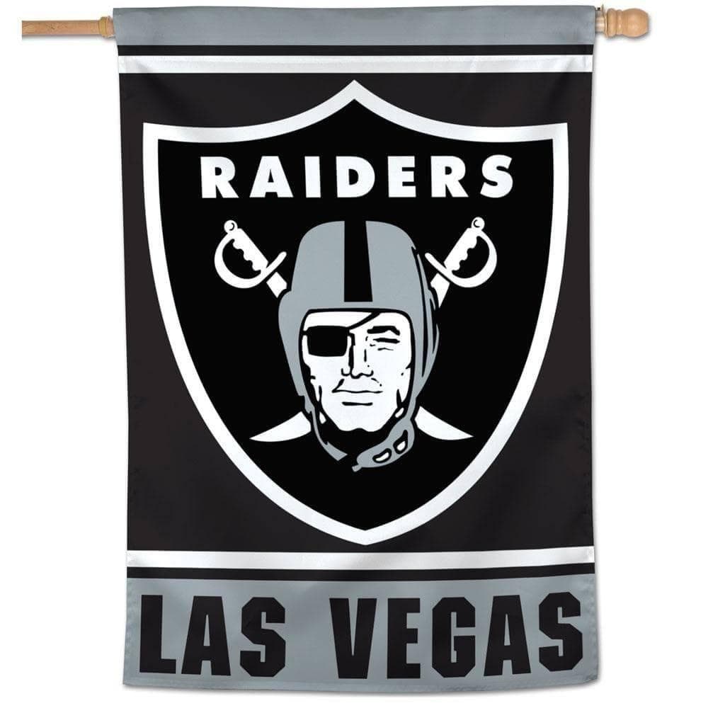 Las Vegas Raiders Flag Vertical House Banner