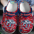 Liberty Flames Love Football Let's Go Clogs Crocs