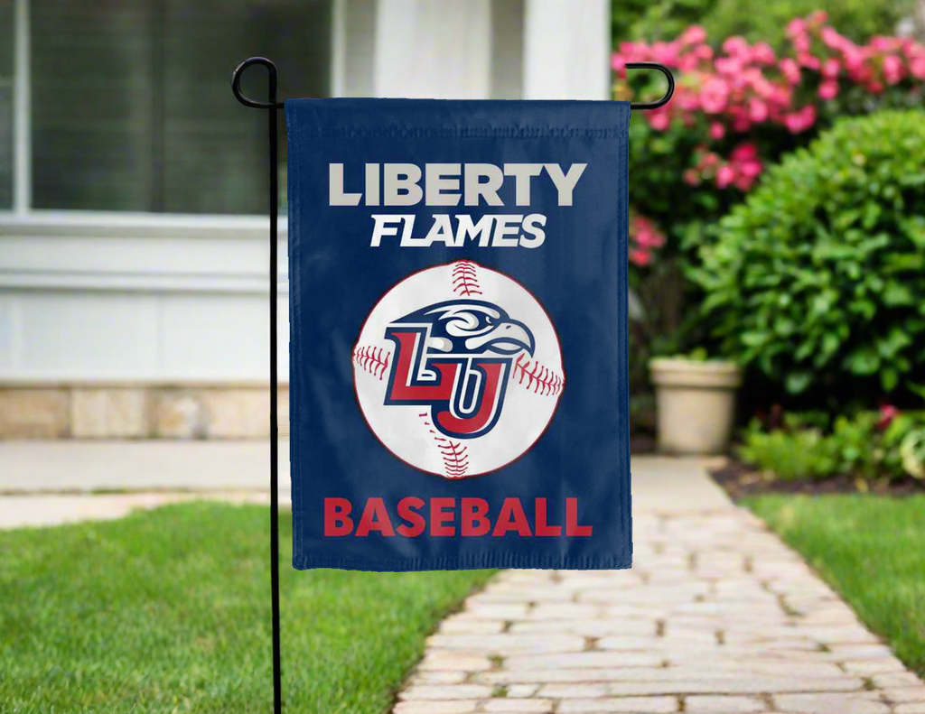 Liberty University - Baseball Double Sided Garden Flag