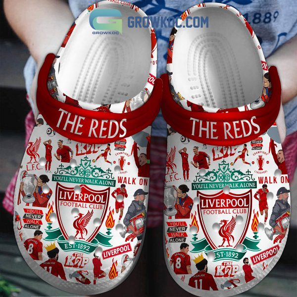 Liverpool Football Club The Reds You'll Never Walk Alone Clogs Crocs