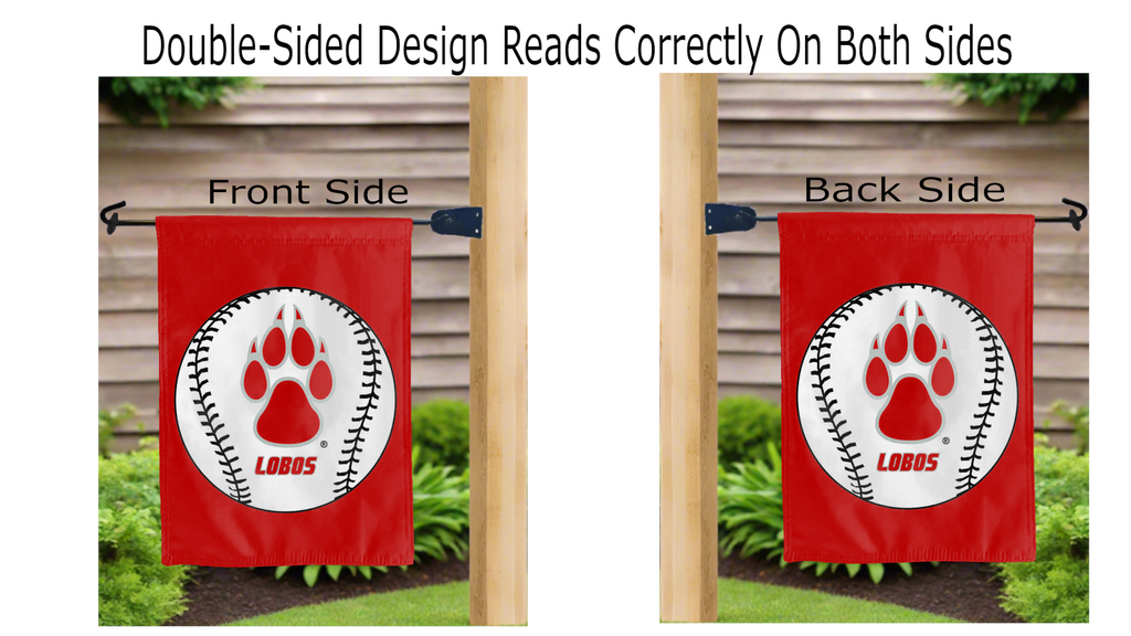 New Mexico Baseball Double Sided Garden Flag