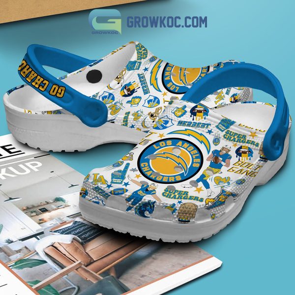 Los Angeles Chargers Go Super Chargers Clogs Crocs