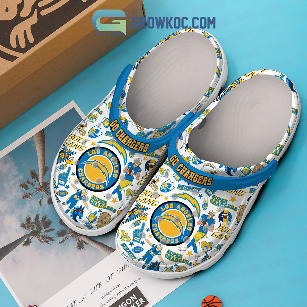 Los Angeles Chargers Go Super Chargers Clogs Crocs