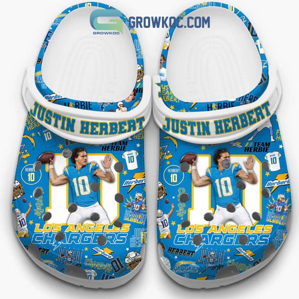 Los Angeles Chargers Justin Herbert Clogs Crocs