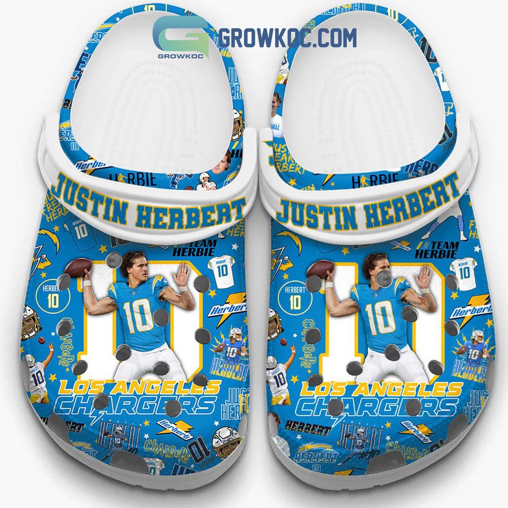 Los Angeles Chargers Justin Herbert Clogs Crocs