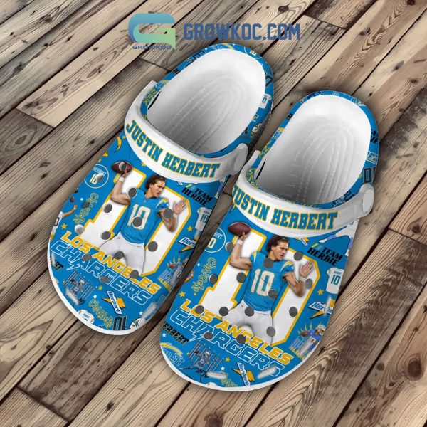 Los Angeles Chargers Justin Herbert Clogs Crocs