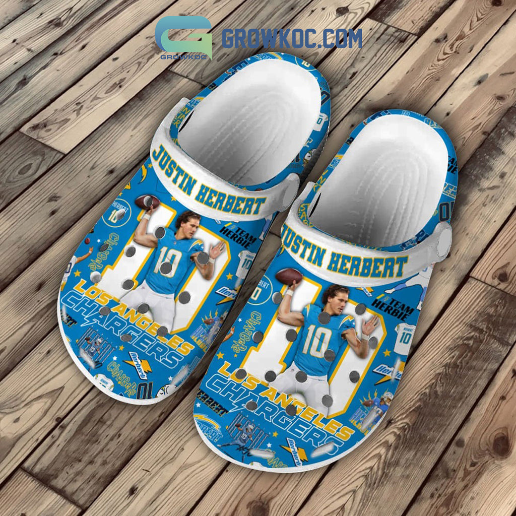 Los Angeles Chargers Justin Herbert Clogs Crocs