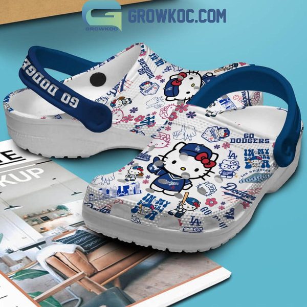 Los Angeles Dodgers Hello Kitty Go Dodgers Crocs Clogs