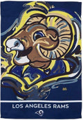 Los Angeles Rams Garden Flag 2 Sided Justin Patten