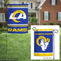 Los Angeles Rams Garden Flag 2 Sided Vamos Rams