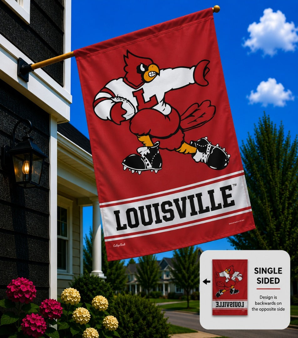 Louisville Cardinals Banner Football