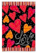 Love Hearts Valentine Banner
