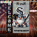 MLB Chicago White Sox Flag, Happy 4th Of July Garden Flag, Baseball Gomes Flag
