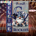 MLB Colorado Rockies Flag, Happy 4th Of July Garden Flag, Baseball Gomes Flag