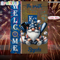 MLB Kansas City Royals Flag, Happy 4th Of July Garden Flag, Baseball Gomes Flag