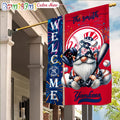 MLB New York Yankees Flag, Happy 4th Of July Garden Flag, Baseball Gomes Flag