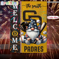 MLB San Diego Padres Flag, Happy 4th Of July Garden Flag, Baseball Gomes Flag