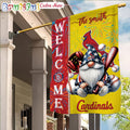 MLB St Louis Cardinals Flag, Happy 4th Of July Garden Flag, Baseball Gomes Flag