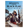 Assassin's Creed Black Flag Resynced Poster ‚Äî Edward Kenway Key Art Print | Pirate Action Wall Art