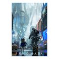 Pragmata Poster ‚Äî City Streets Key Art Print | Sci-Fi Gaming Wall Art