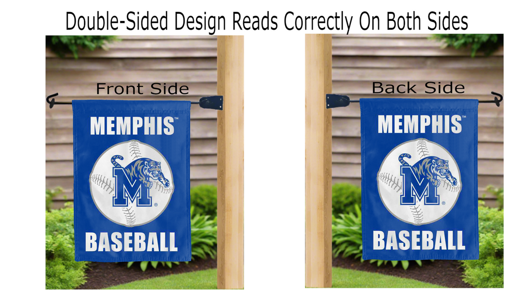Memphis - Baseball Double Sided Garden Flag