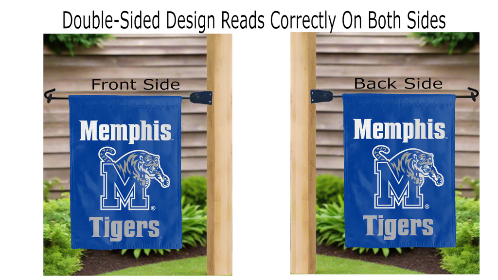 Memphis - Tigers Double Sided Garden Flag